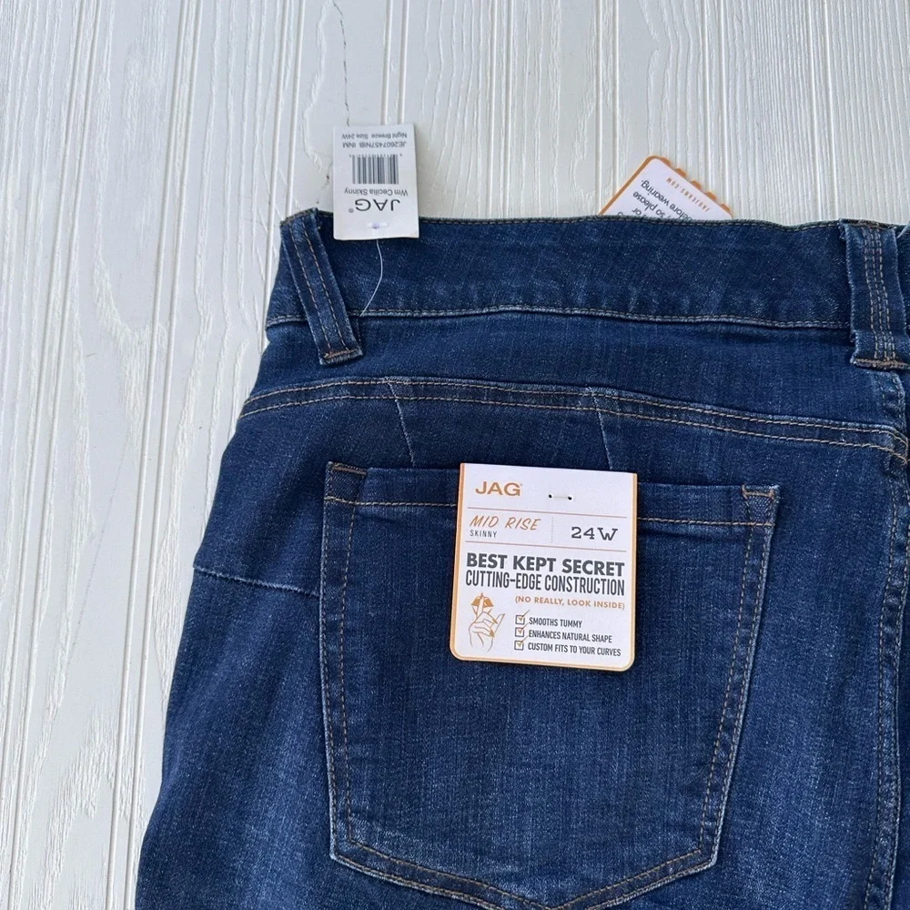 Jag mid rise skinny‎ jeans size 24w (2)